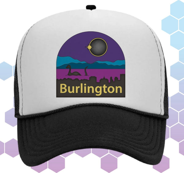 Burlington VT Eclipse Trucker Hat