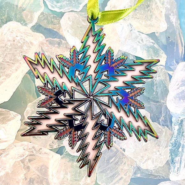 Rainbow Metal Bolt Flake Ornaments limited to 50.