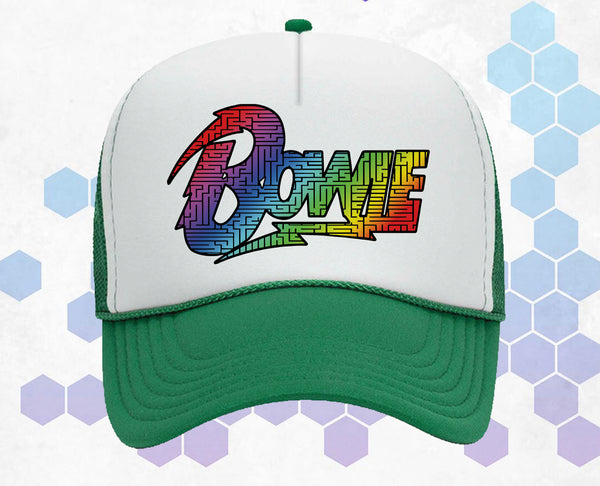 Phish inspired Don’t Maze My Bowie  Trucker Hat. Red, Black or Green